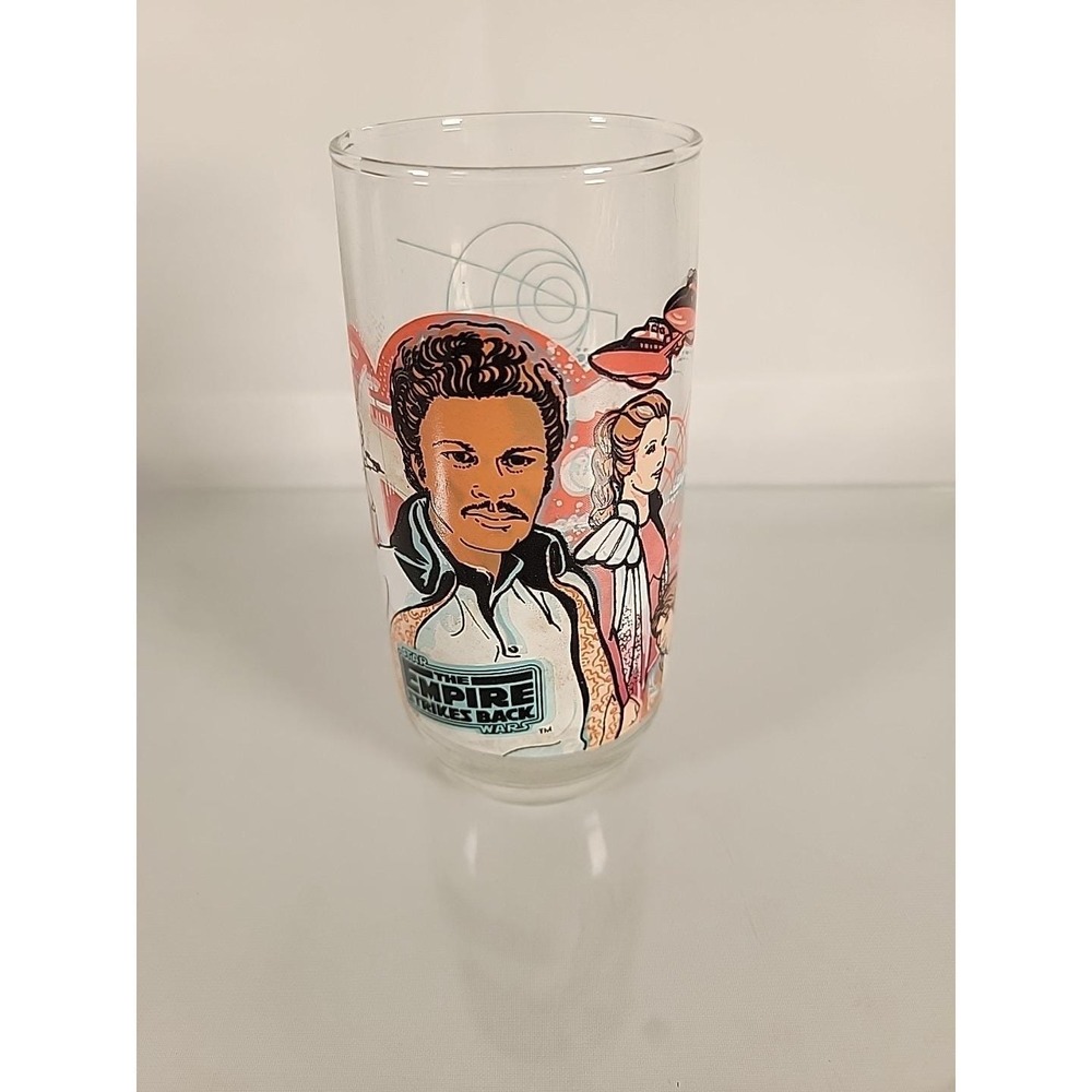 Star Wars The Empire Strikes Back Lando Leia Han Burger Kingโ Promotion Glass